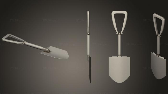Оружие (Садовые инструменты 01 7, WPN_0049) 3D модель для ЧПУ станка